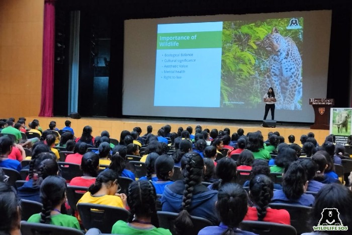 Interactive session with Reqelford International School students