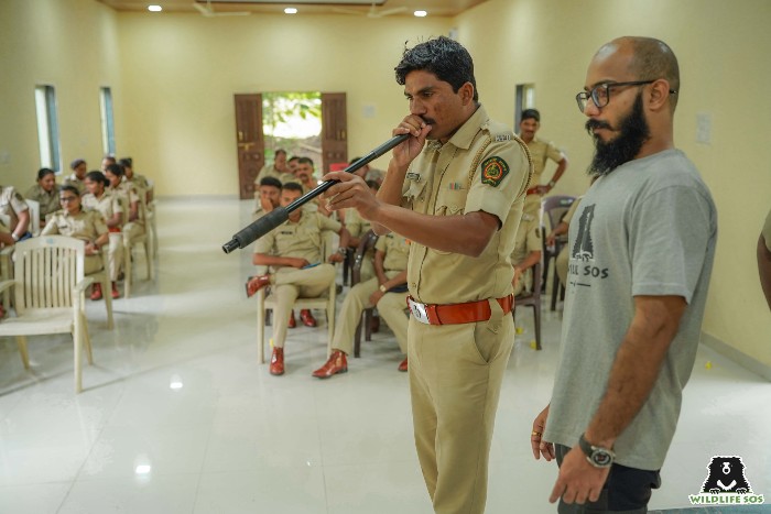 Training sessions with forest department for wildlife conservation