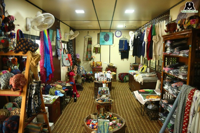 The gift shop at ABRF. [Photo (c) Wildlife SOS/Mradul Pathak]