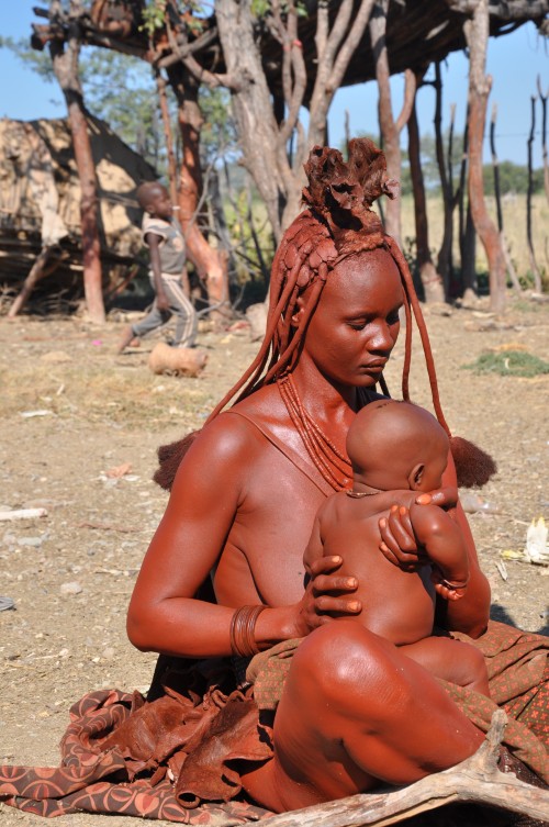 The indigenous Himba people use Otjize, a pigment made up of red hematite, as a form of sunscreen