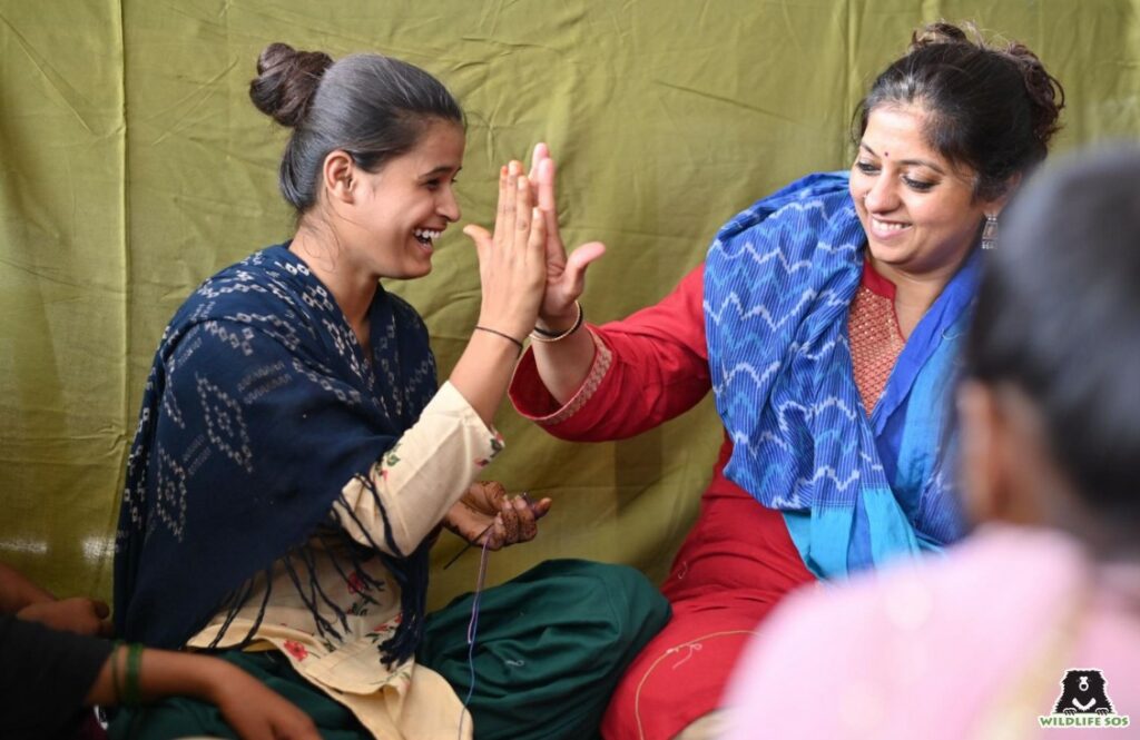 Vocational training provided by Wildlife SOS