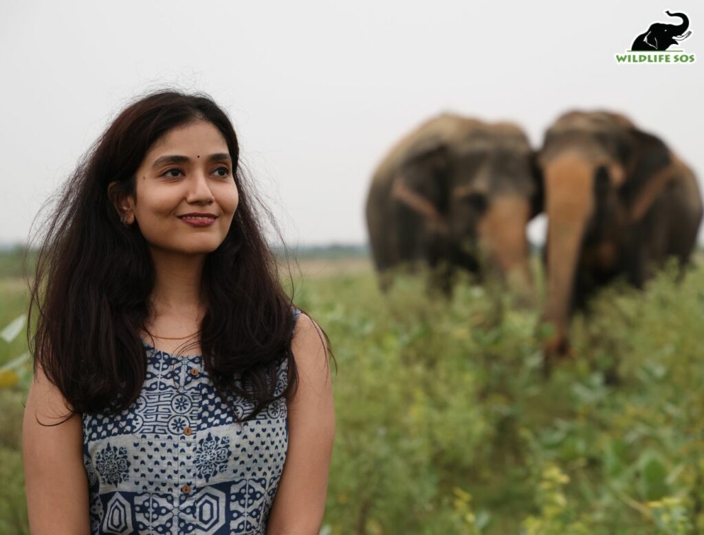 Sainee Raj visits Wildlife SOS