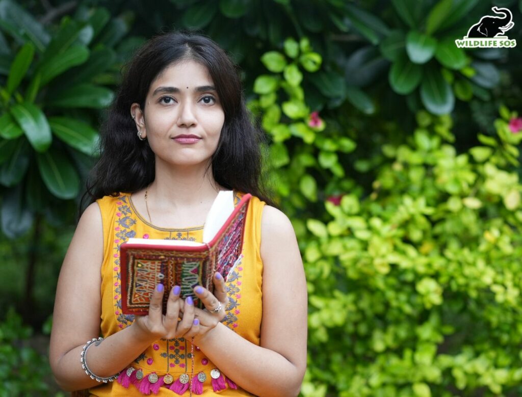 Sainee Raj visit Wildlife SOS