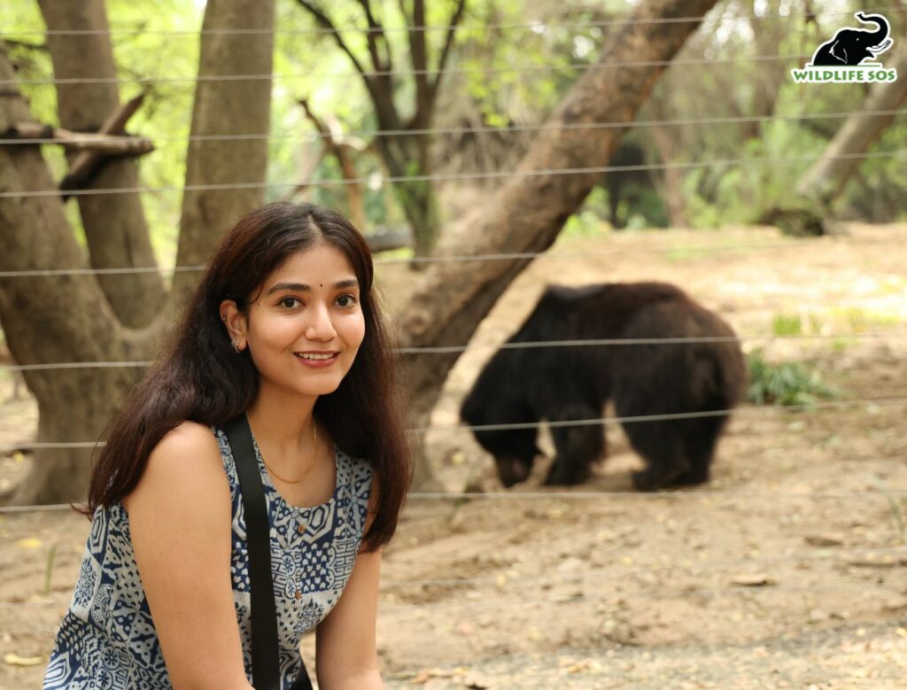 Sainee Raj visit Wildlife SOS