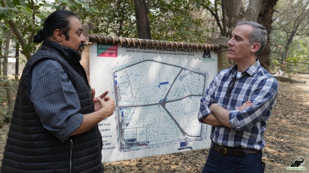 Kartick satyanarayan with Eric Michael Garcetti