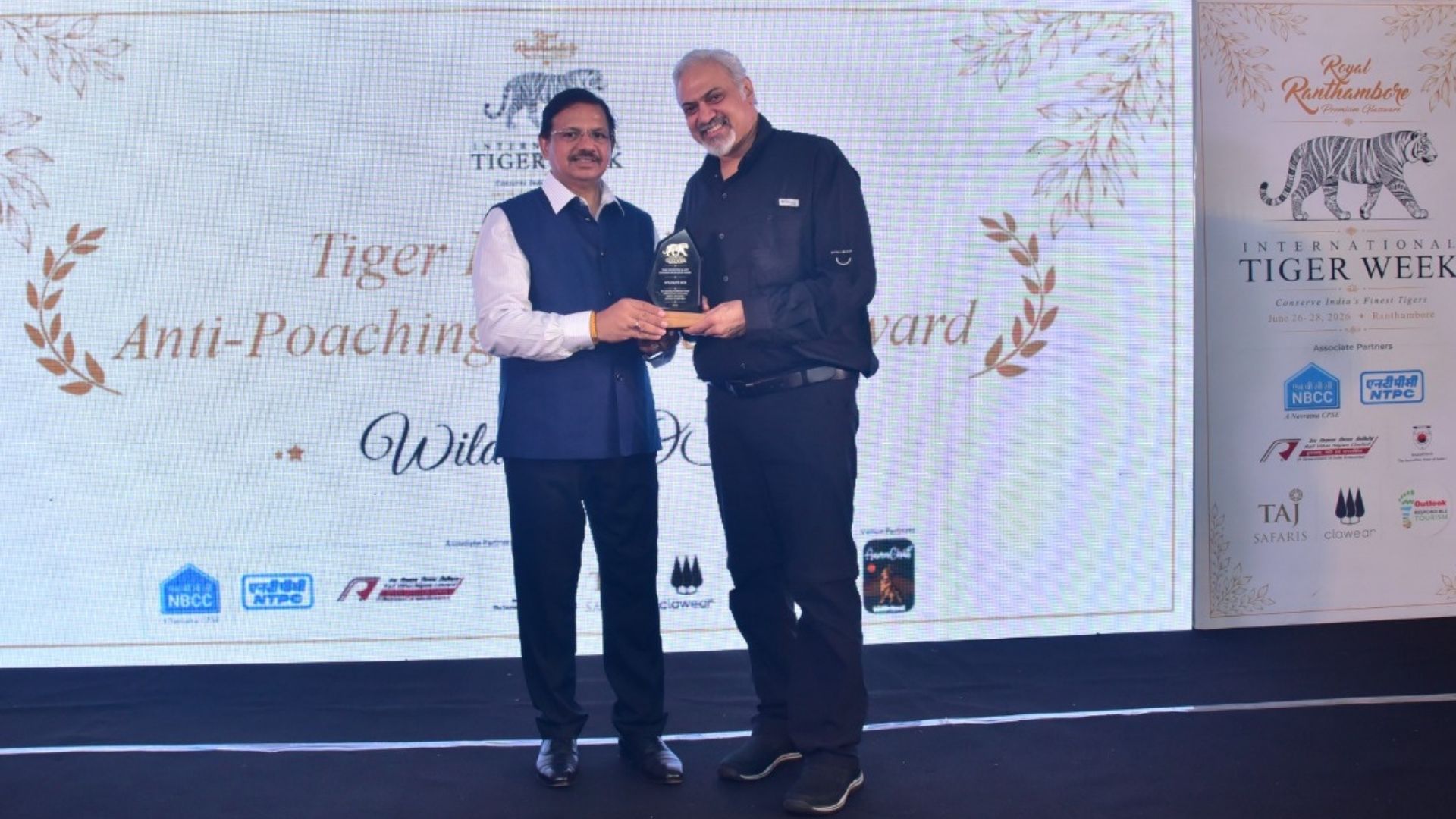 Wildlife SOS Receives Excellence Award At Ranthambore Tiger Week 2026